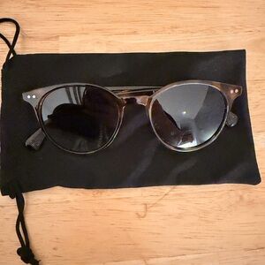 Classic Round Tortoise Shell Brown Sunglasses